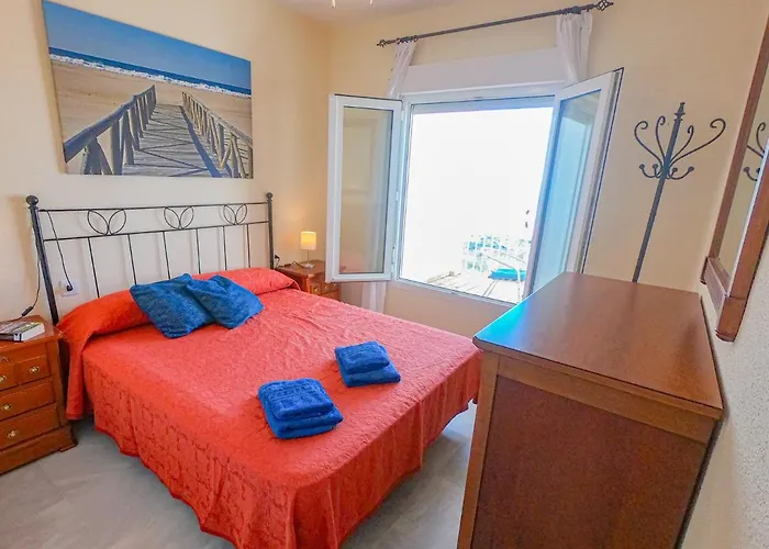 公寓 Barbara F Beach-apartment With Terrace And 180º Sea View *